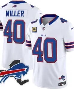 Buffalo Bills Nike New York Patch Vapor Limited Stitched Jersey - Royal Blue - Image 36
