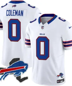 Buffalo Bills Nike New York Patch Vapor Limited Stitched Jersey - Royal Blue - Image 39