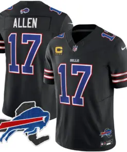 Buffalo Bills Nike New York Patch Vapor Limited Stitched Jersey - Royal Blue - Image 41