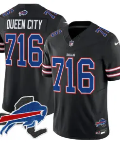 Buffalo Bills Nike New York Patch Vapor Limited Stitched Jersey - Royal Blue - Image 42