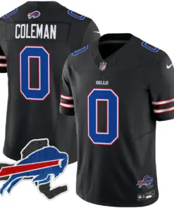 Buffalo Bills Nike New York Patch Vapor Limited Stitched Jersey - Royal Blue - Image 47