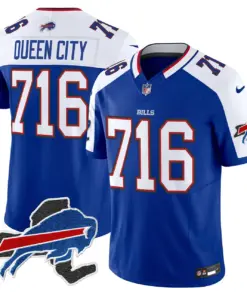 Buffalo Bills Nike New York Patch Vapor Limited Stitched Jersey - Royal Blue