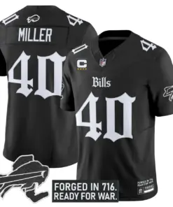Cold Front Edition' Buffalo Bills Nike Vapor Limited Stitched Jersey - Black - Image 4