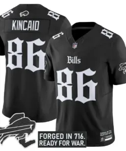 Cold Front Edition' Buffalo Bills Nike Vapor Limited Stitched Jersey - Black - Image 6