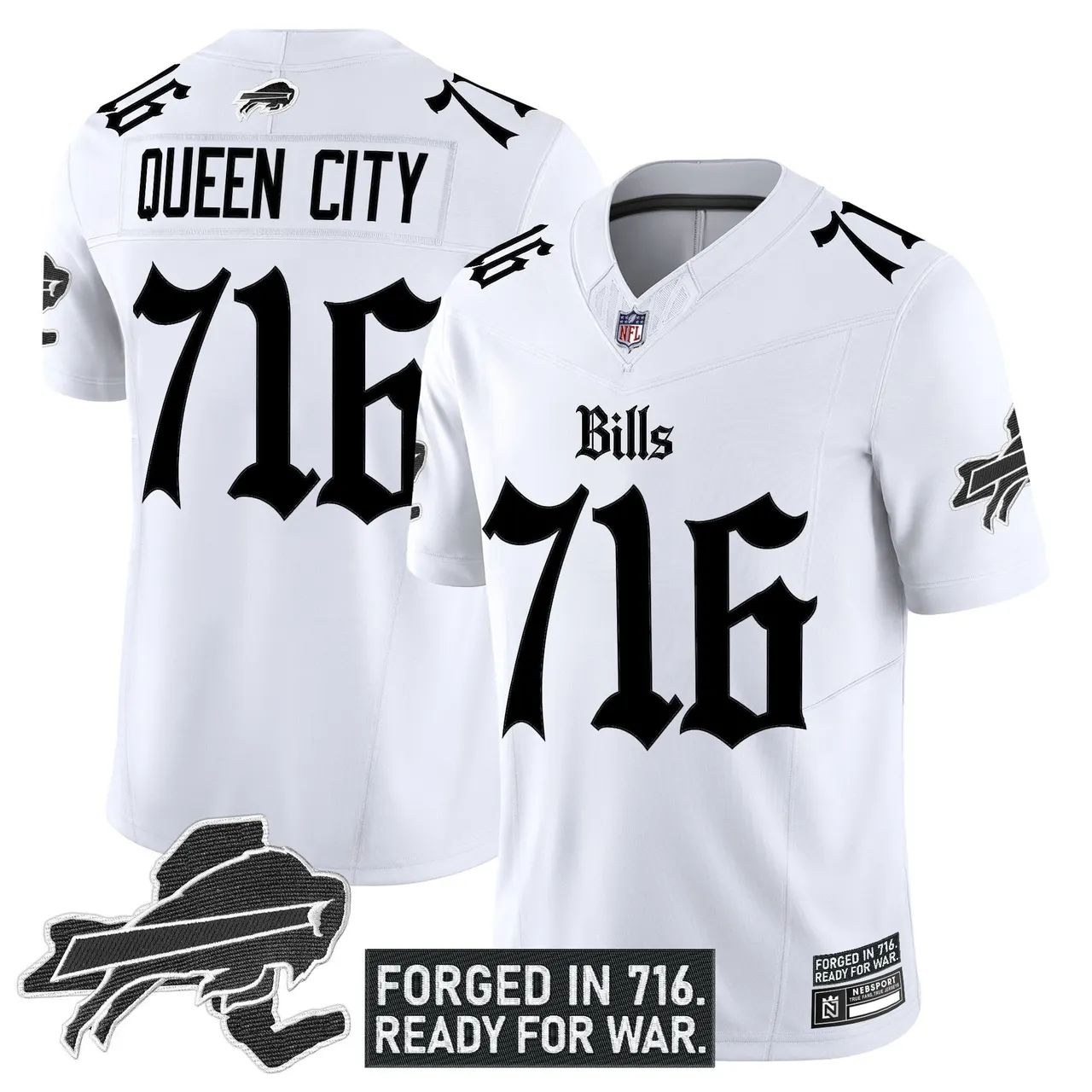 Cold Front Edition' Buffalo Bills Nike Vapor Limited Stitched Jersey - Black - Image 10
