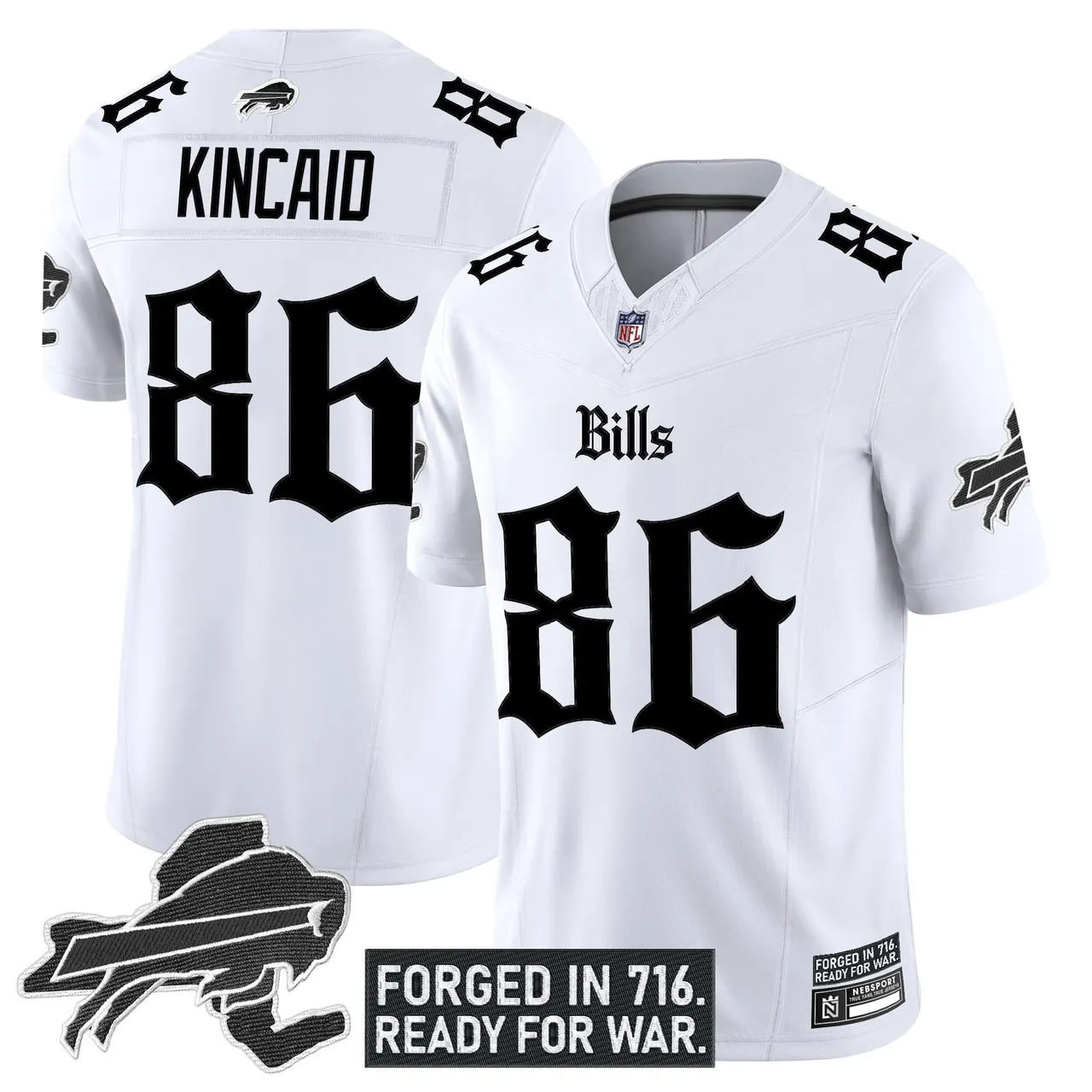 Cold Front Edition' Buffalo Bills Nike Vapor Limited Stitched Jersey - Black - Image 14