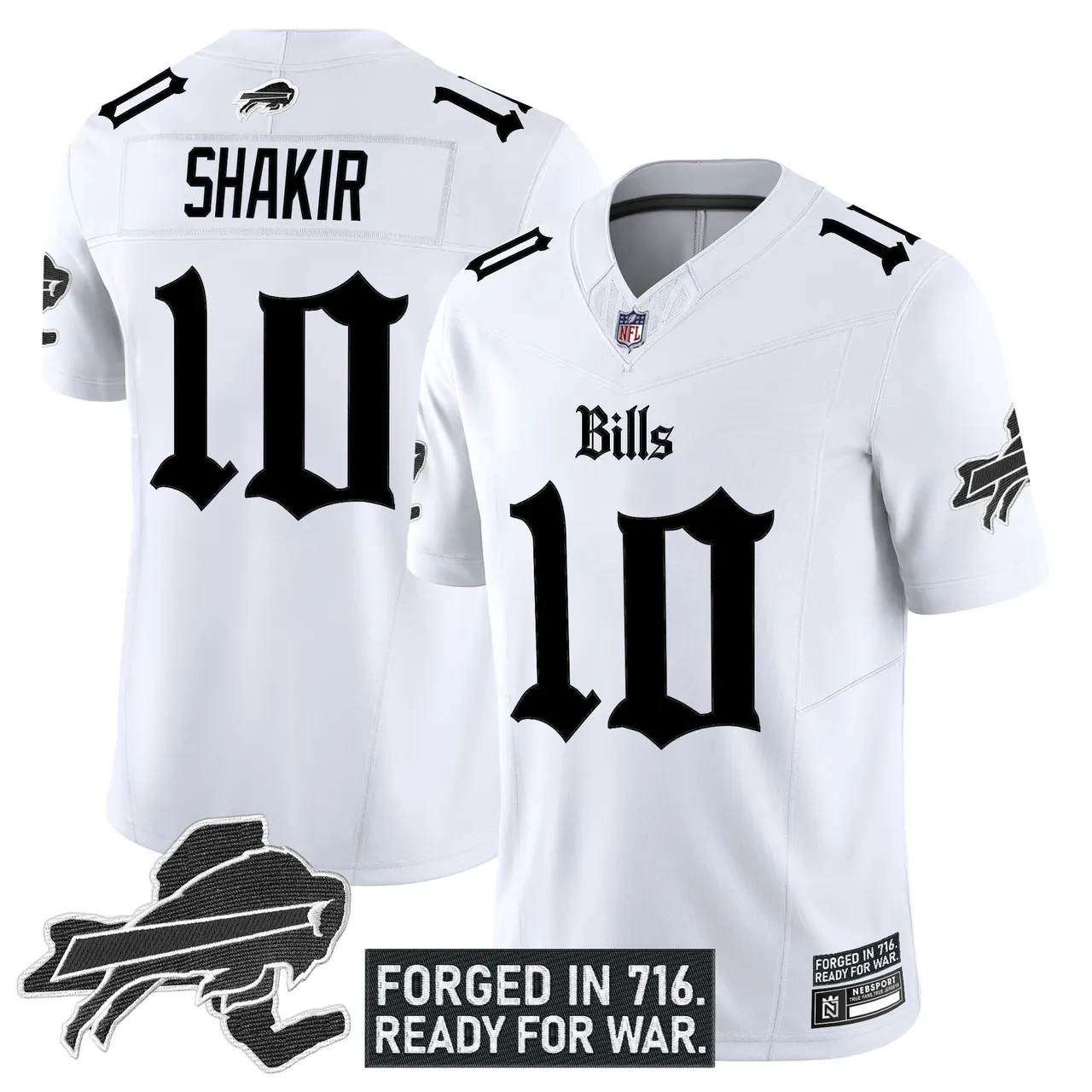 Cold Front Edition' Buffalo Bills Nike Vapor Limited Stitched Jersey - Black - Image 16