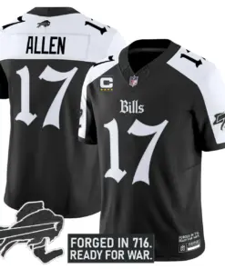 Cold Front Edition' Buffalo Bills Nike Vapor Limited Stitched Jersey - Black - Image 17