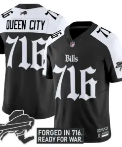 Cold Front Edition' Buffalo Bills Nike Vapor Limited Stitched Jersey - Black - Image 18