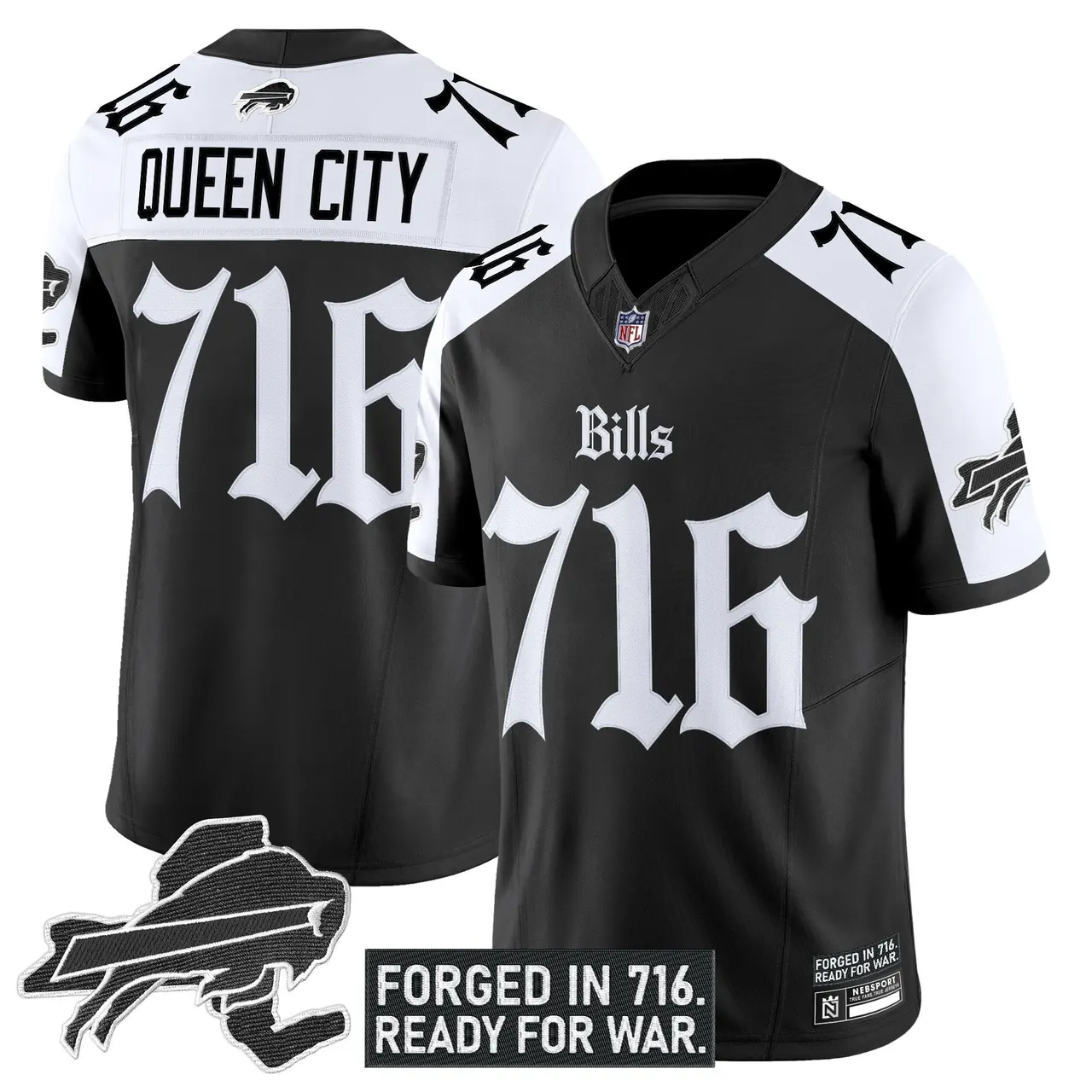 Cold Front Edition' Buffalo Bills Nike Vapor Limited Stitched Jersey - Black - Image 18
