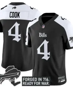 Cold Front Edition' Buffalo Bills Nike Vapor Limited Stitched Jersey - Black - Image 19