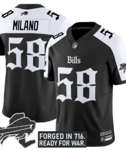 Cold Front Edition' Buffalo Bills Nike Vapor Limited Stitched Jersey - Black - Image 21