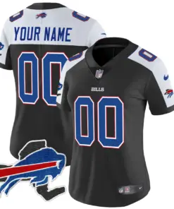 Buffalo Bills Nike New York Patch Vapor Custom Limited Stitched Jersey - Royal Blue - Image 7
