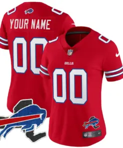 Buffalo Bills Nike New York Patch Vapor Custom Limited Stitched Jersey - Royal Blue - Image 10