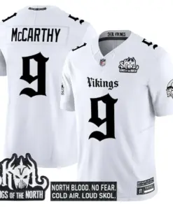 Norseblood Edition' Minnesota Vikings Nike Vapor Limited Stitched Jersey - Black - Image 10