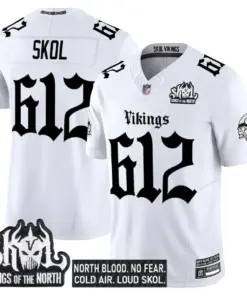 Norseblood Edition' Minnesota Vikings Nike Vapor Limited Stitched Jersey - Black - Image 11