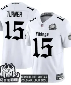 Norseblood Edition' Minnesota Vikings Nike Vapor Limited Stitched Jersey - Black - Image 13