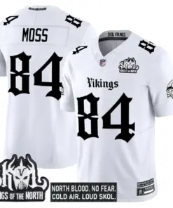 Norseblood Edition' Minnesota Vikings Nike Vapor Limited Stitched Jersey - Black - Image 18