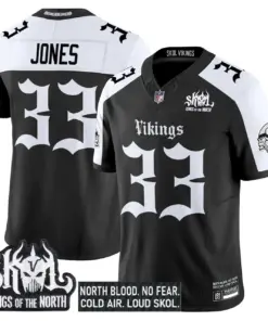 Norseblood Edition' Minnesota Vikings Nike Vapor Limited Stitched Jersey - Black - Image 23