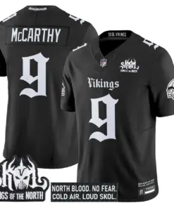 Norseblood Edition' Minnesota Vikings Nike Vapor Limited Stitched Jersey - Black