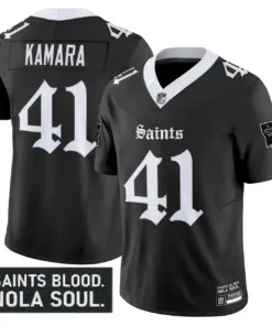 Olave New Orleans Saints Nike Vapor Stitched Jersey - Black - Image 4