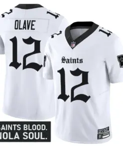Olave New Orleans Saints Nike Vapor Stitched Jersey - Black - Image 11