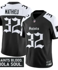 Olave New Orleans Saints Nike Vapor Stitched Jersey - Black - Image 30