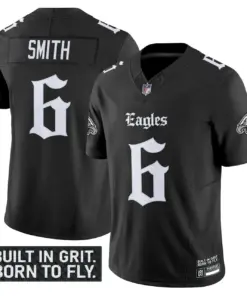 Philly Edition' Philadelphia Eagles Nike Vapor Limited Stitched Jersey V2 - Black - Image 5