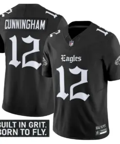 Philly Edition' Philadelphia Eagles Nike Vapor Limited Stitched Jersey V2 - Black - Image 6
