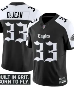 Philly Edition' Philadelphia Eagles Nike Vapor Limited Stitched Jersey V2 - Black - Image 30