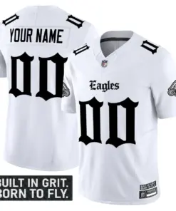 Alternative view of Philly Edition' Philadelphia Eagles Nike Vapor Custom Limited Stitched Jersey V2 - Black