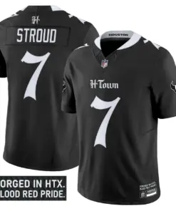 Lone Star Shadows Edition' Houston Texans Nike Vapor Limited Stitched Jersey - Black - Image 4