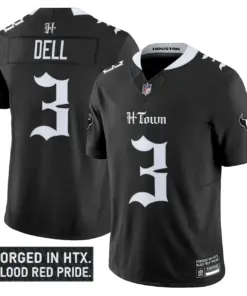 Lone Star Shadows Edition' Houston Texans Nike Vapor Limited Stitched Jersey - Black - Image 6