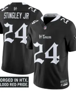 Lone Star Shadows Edition' Houston Texans Nike Vapor Limited Stitched Jersey - Black - Image 7