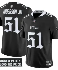 Lone Star Shadows Edition' Houston Texans Nike Vapor Limited Stitched Jersey - Black - Image 8