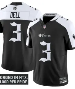 Lone Star Shadows Edition' Houston Texans Nike Vapor Limited Stitched Jersey - Black - Image 24