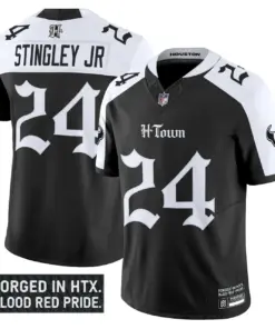 Lone Star Shadows Edition' Houston Texans Nike Vapor Limited Stitched Jersey - Black - Image 25
