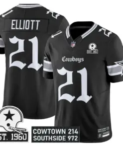 Lone Star Edition' Dallas Cowboys Nike Vapor Limited Stitched Jersey - Black - Image 6