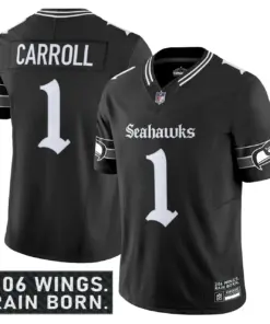 Shadows Edition' Seattle Seahawks Nike Vapor Limited Stitched Jersey - Black - Image 3