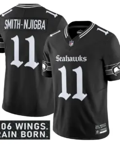 Shadows Edition' Seattle Seahawks Nike Vapor Limited Stitched Jersey - Black - Image 4