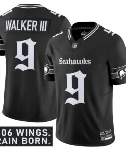 Shadows Edition' Seattle Seahawks Nike Vapor Limited Stitched Jersey - Black - Image 6