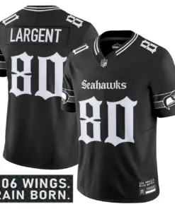 Shadows Edition' Seattle Seahawks Nike Vapor Limited Stitched Jersey - Black - Image 7