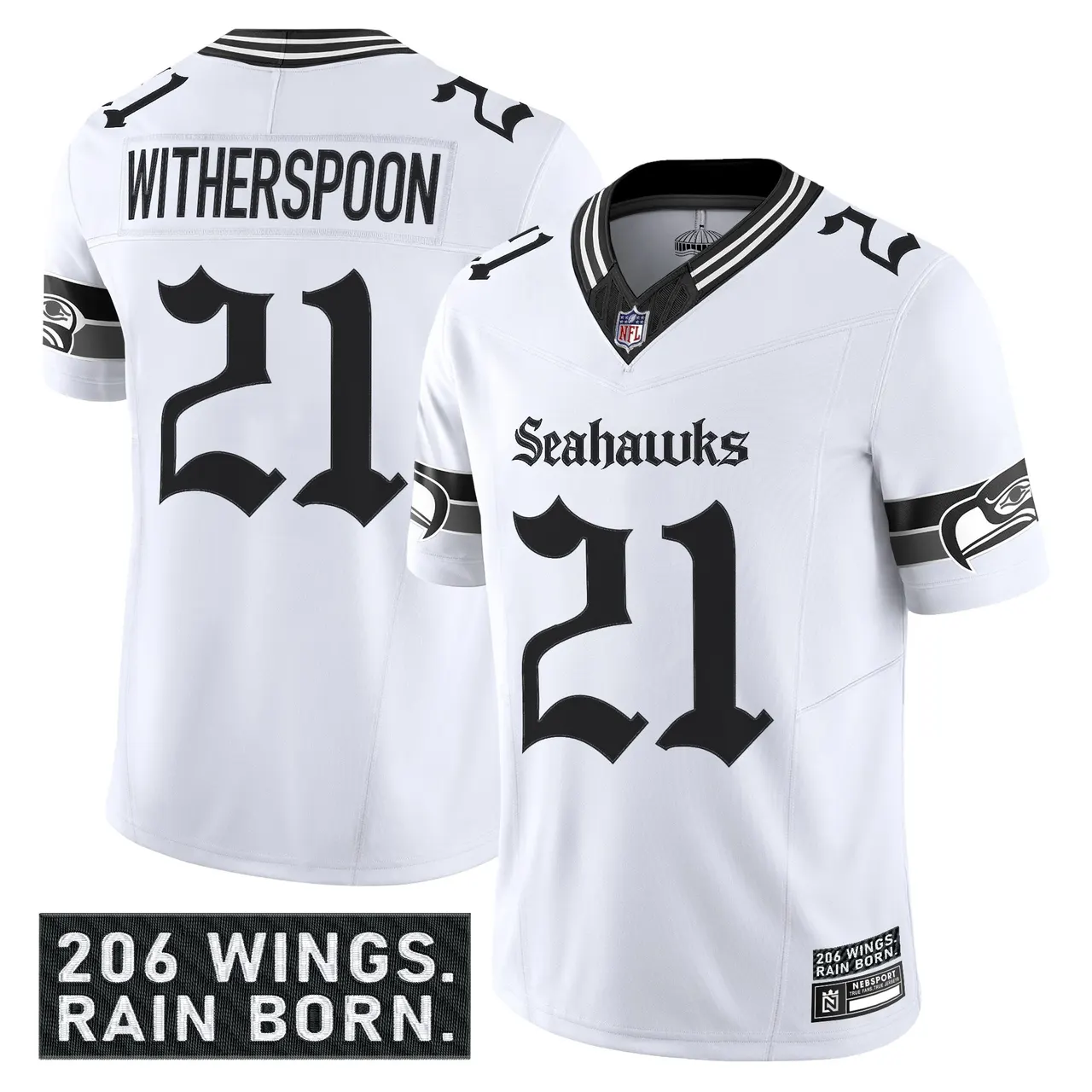 Shadows Edition' Seattle Seahawks Nike Vapor Limited Stitched Jersey - Black - Image 13