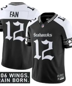 Shadows Edition' Seattle Seahawks Nike Vapor Limited Stitched Jersey - Black - Image 24