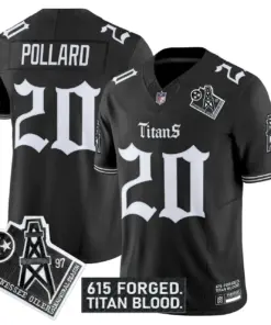 Gothic Shadows Drop' Tennessee Titans Nike Vapor Limited Stitched Jersey - Black - Image 5