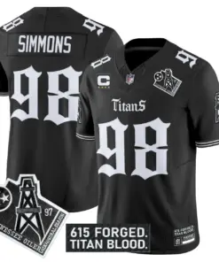 Gothic Shadows Drop' Tennessee Titans Nike Vapor Limited Stitched Jersey - Black - Image 8
