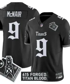 Gothic Shadows Drop' Tennessee Titans Nike Vapor Limited Stitched Jersey - Black - Image 9