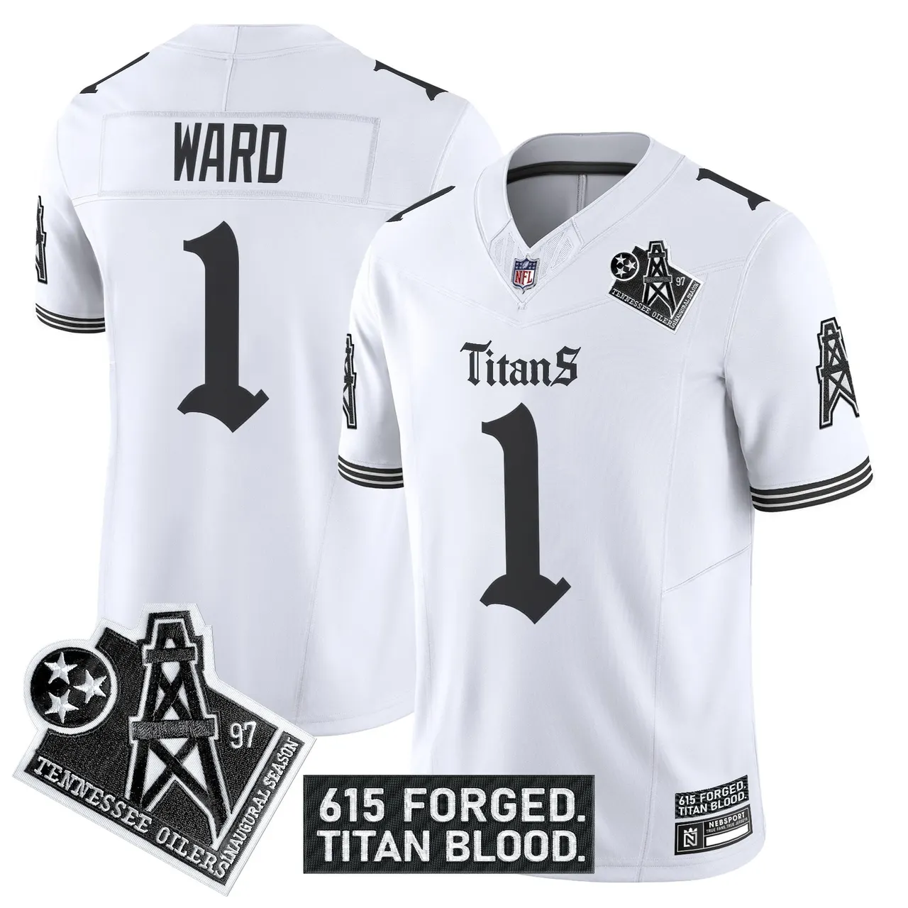 Gothic Shadows Drop' Tennessee Titans Nike Vapor Limited Stitched Jersey - Black - Image 11