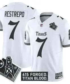 Gothic Shadows Drop' Tennessee Titans Nike Vapor Limited Stitched Jersey - Black - Image 13