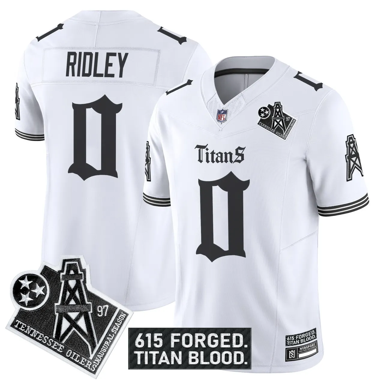 Gothic Shadows Drop' Tennessee Titans Nike Vapor Limited Stitched Jersey - Black - Image 16